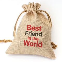 BEST FRIEND IN THE WORLD - Toasted Coconut Bowl Candle – Soy Wax - Gift Present