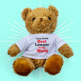Best In The World Personalised Bear