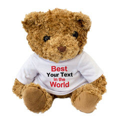 Best In The World Personalised Bear