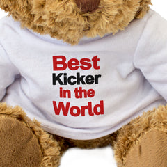 Best Kicker In The World Teddy Bear