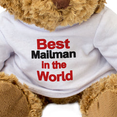 Best Mailman In The World Teddy Bear - Gift Present