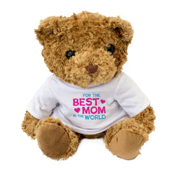 Best Mom in the World Teddy Bear - Gift Present