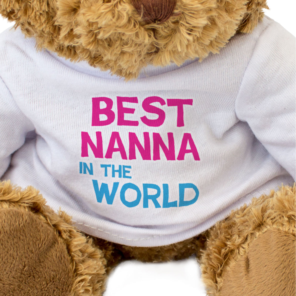 Best Nanna In The World - Teddy Bear - Gift Present