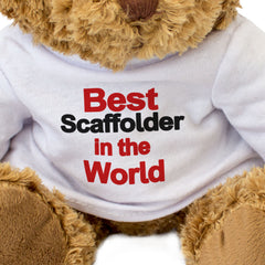 Best Scaffolder In The World Teddy Bear