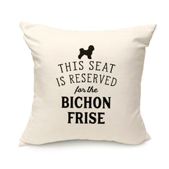 Reserved for the Bichon Frise Cushion