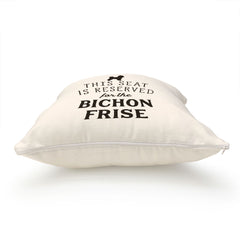 Reserved for the Bichon Frise Cushion