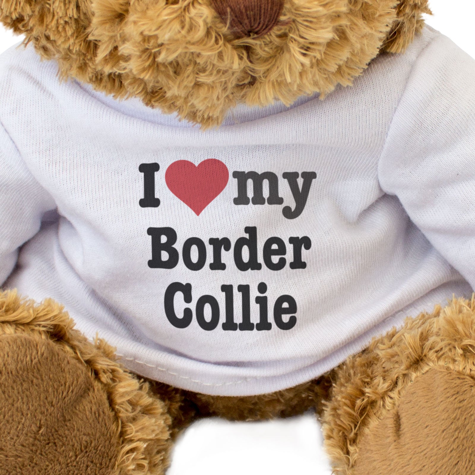 I Love My Border Collie - Teddy Bear