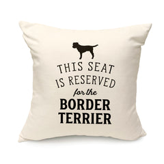 Reserved for the Border Terrier Cushion