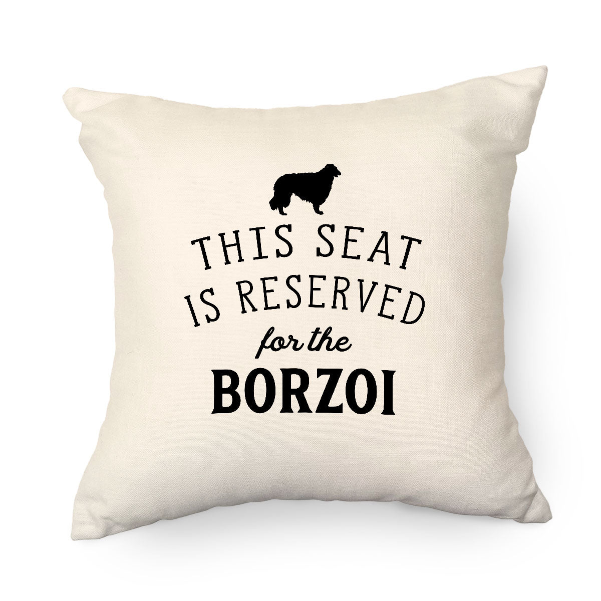 Reserved for the Borzoi Cushion