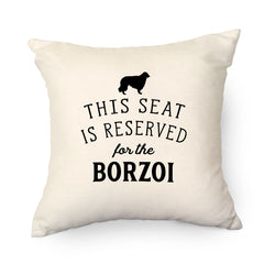 Reserved for the Borzoi Cushion