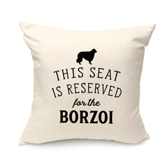 Reserved for the Borzoi Cushion