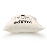 Reserved for the Borzoi Cushion
