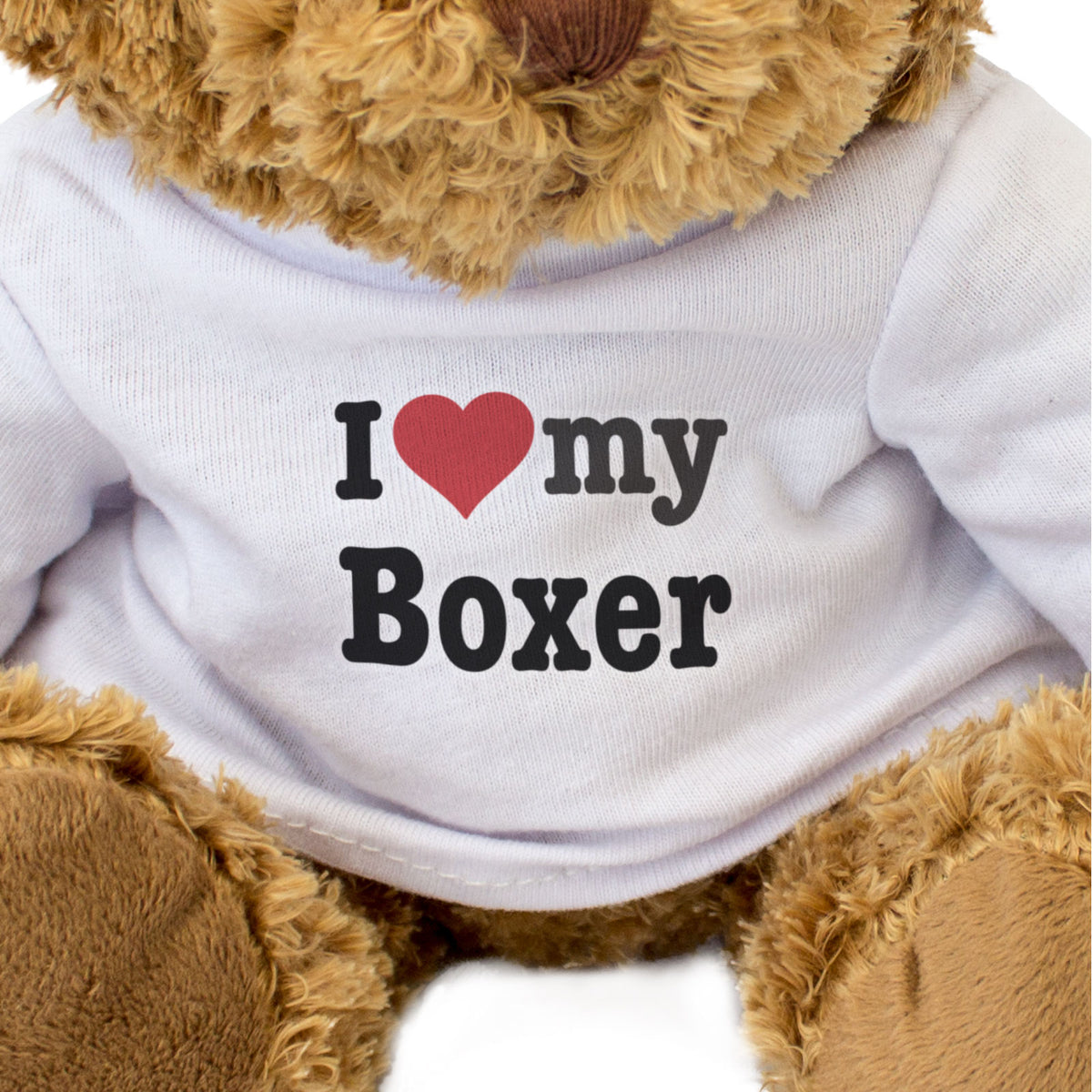 I Love My Boxer - Teddy Bear