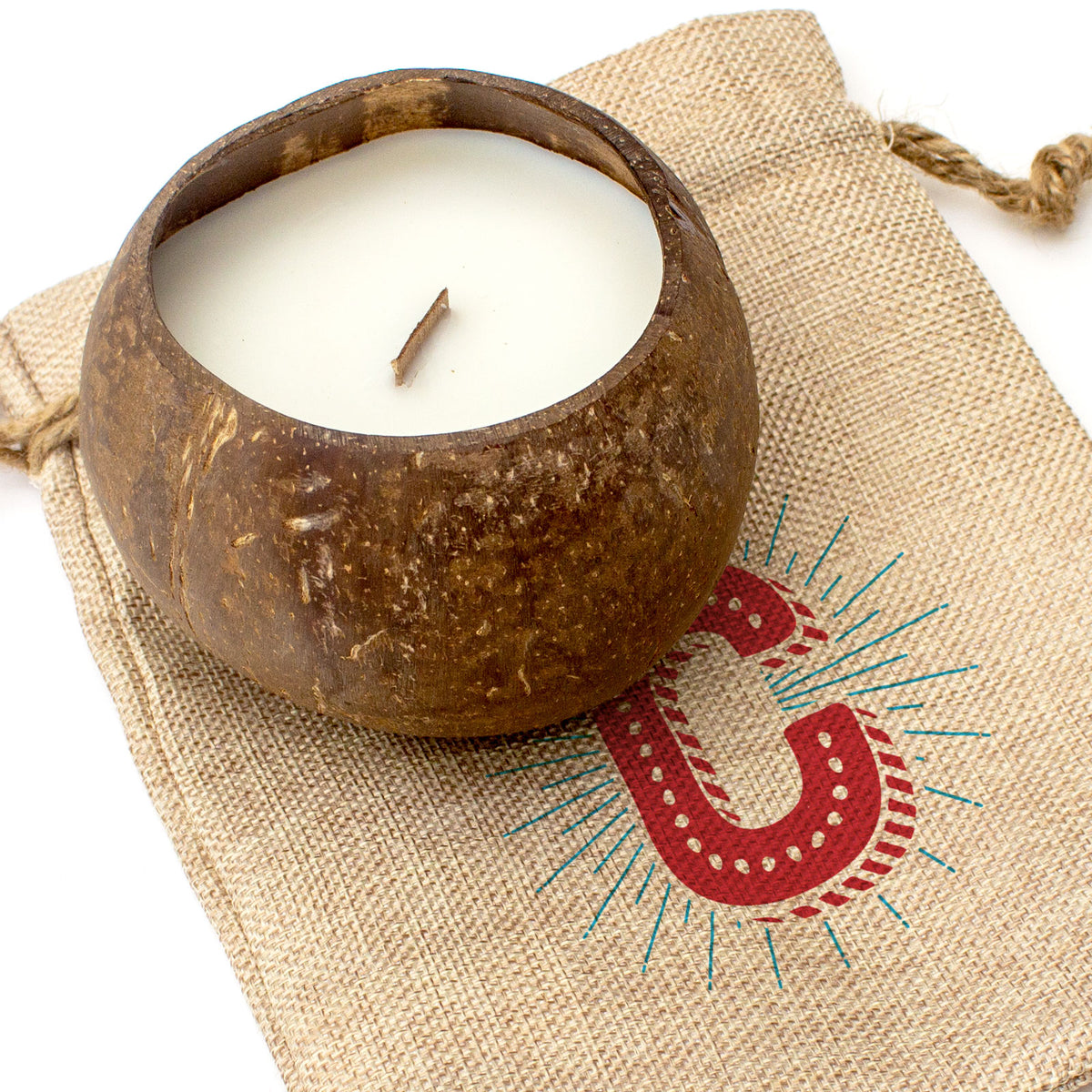 C Monogram Initial - Toasted Coconut Bowl Candle – Soy Wax - Gift Present