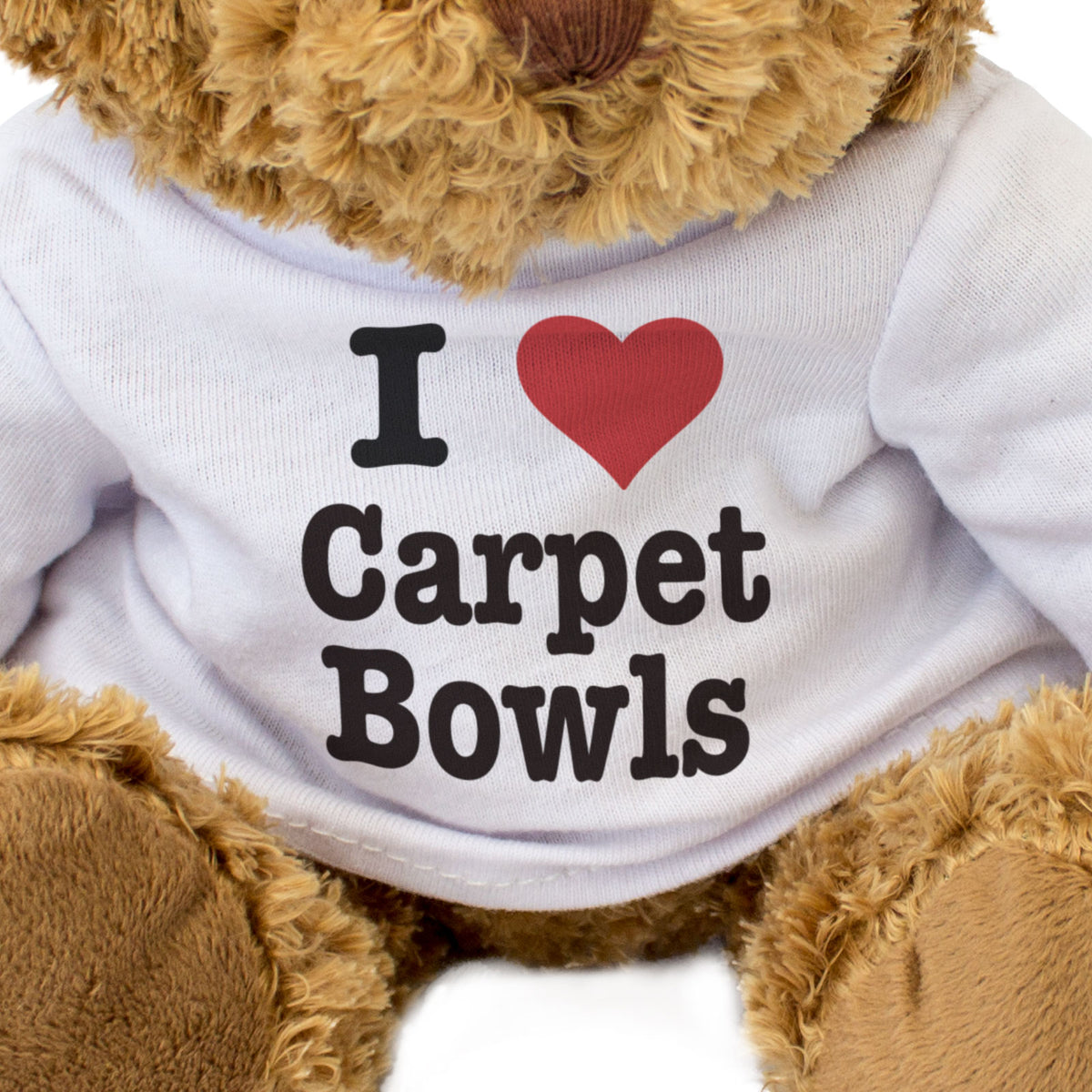 I Love Carpet Bowls - Teddy Bear