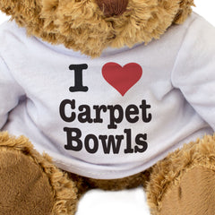 I Love Carpet Bowls - Teddy Bear