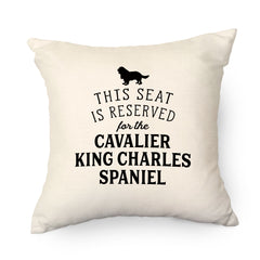 Reserved for the Cavalier King Charles Spaniel Cushion