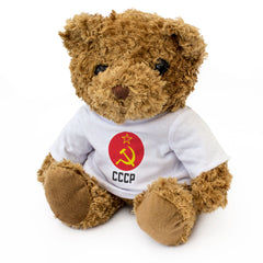 CCCP USSR Soviet Union Flag - Teddy Bear - Gift Present