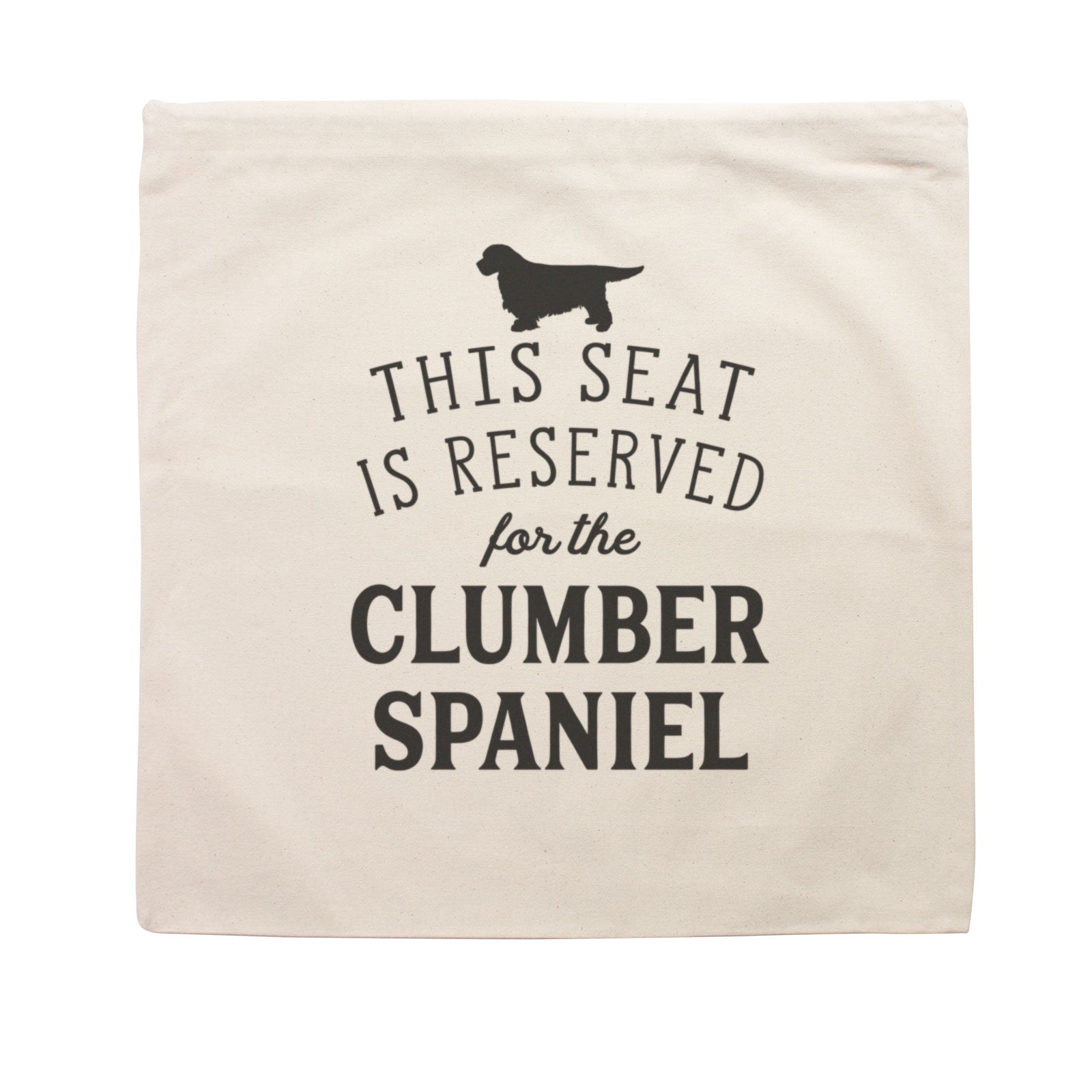 Reserved for the Clumber Spaniel Cushion Cover