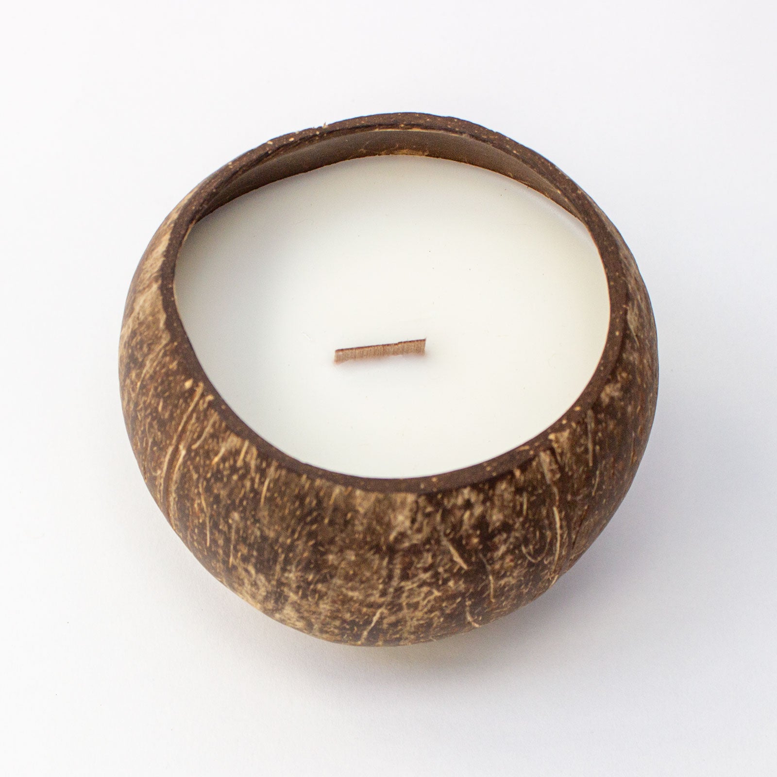 Natural coconut shell hand-poured soy wax scented candle