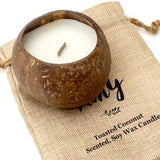 AMY - Toasted Coconut Bowl Candle – Soy Wax - Gift Present