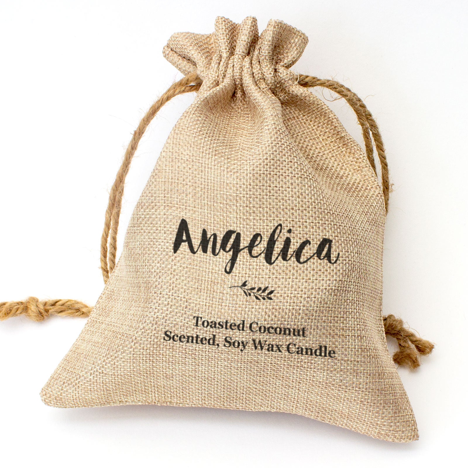 ANGELICA - Toasted Coconut Bowl Candle – Soy Wax - Gift Present