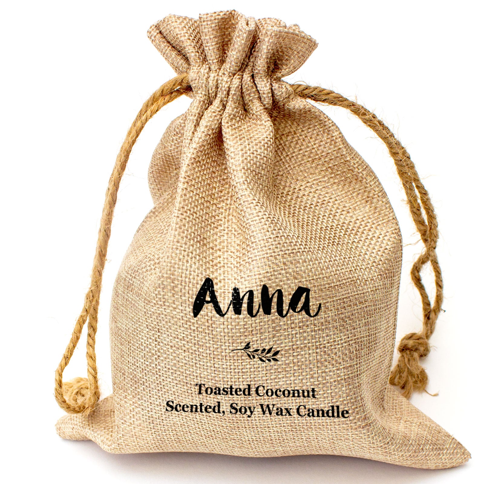 ANNA - Toasted Coconut Bowl Candle – Soy Wax - Gift Present