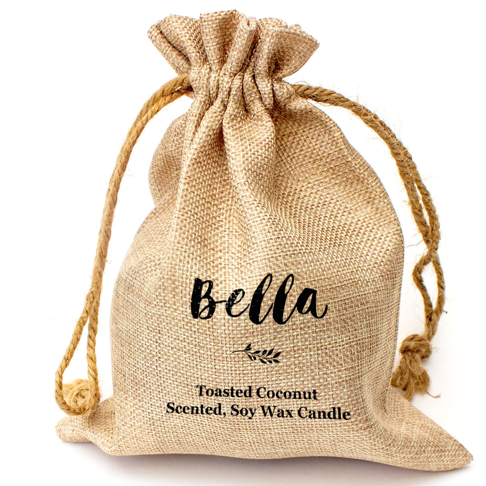 BELLA - Toasted Coconut Bowl Candle – Soy Wax - Gift Present