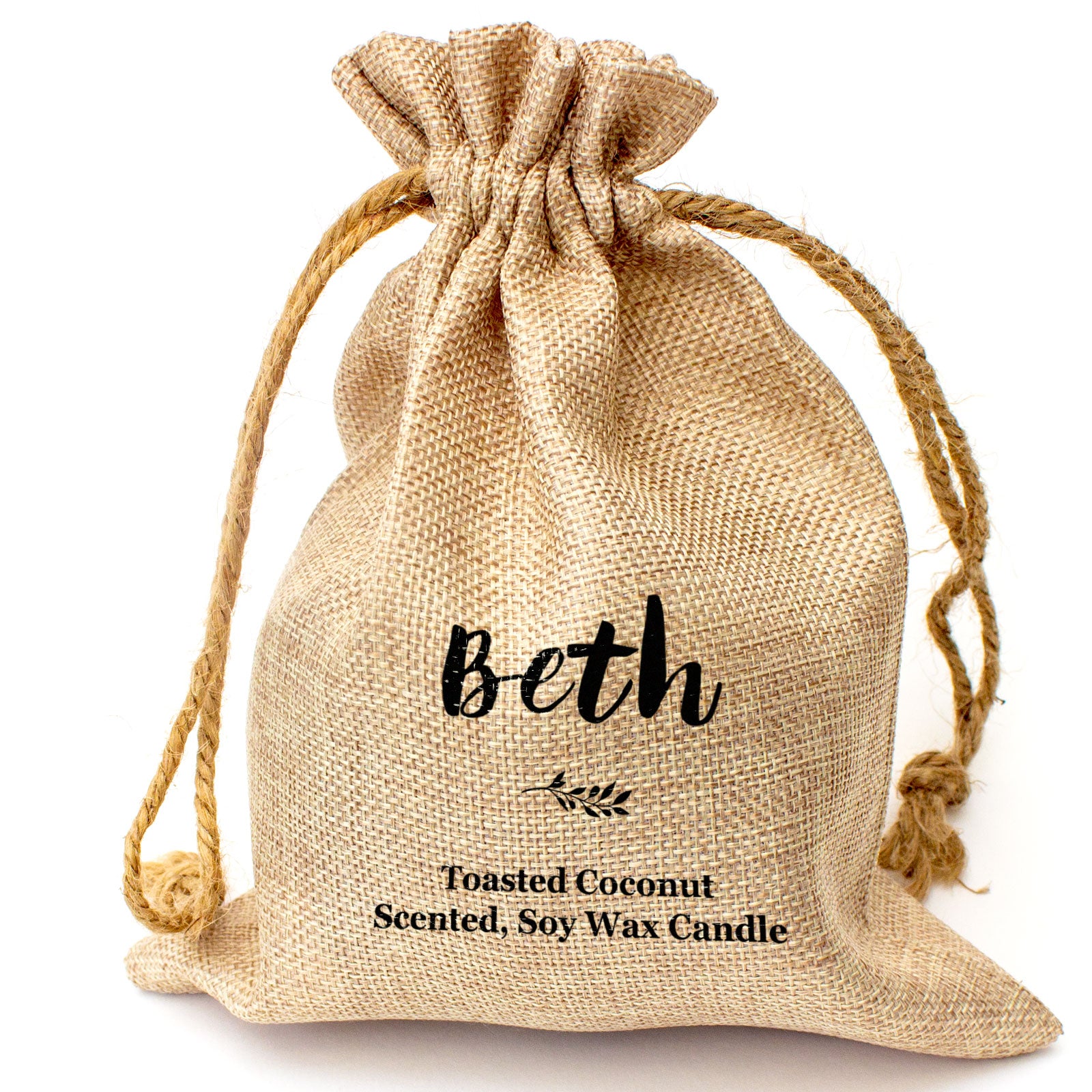 BETH - Toasted Coconut Bowl Candle – Soy Wax - Gift Present