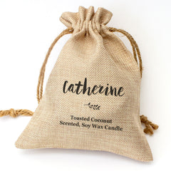 CATHERINE - Toasted Coconut Bowl Candle – Soy Wax - Gift Present