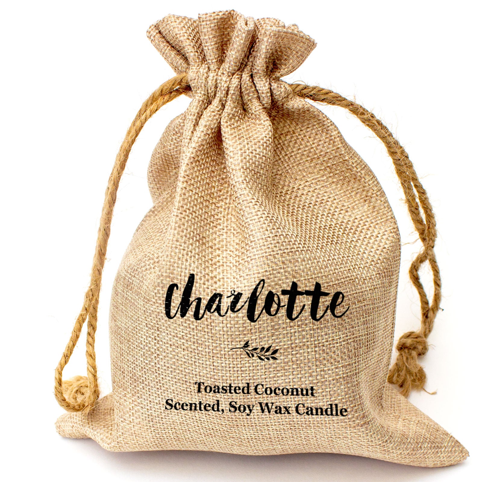 CHARLOTTE - Toasted Coconut Bowl Candle – Soy Wax - Gift Present