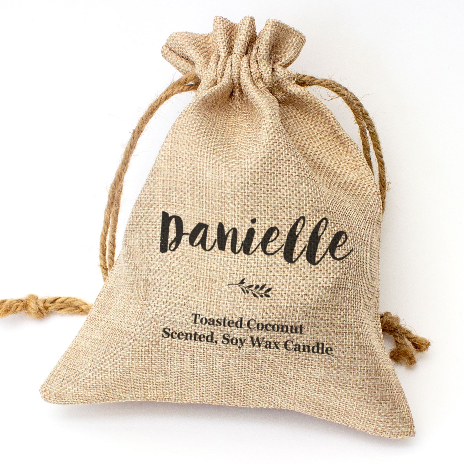 DANIELLE - Toasted Coconut Bowl Candle – Soy Wax - Gift Present