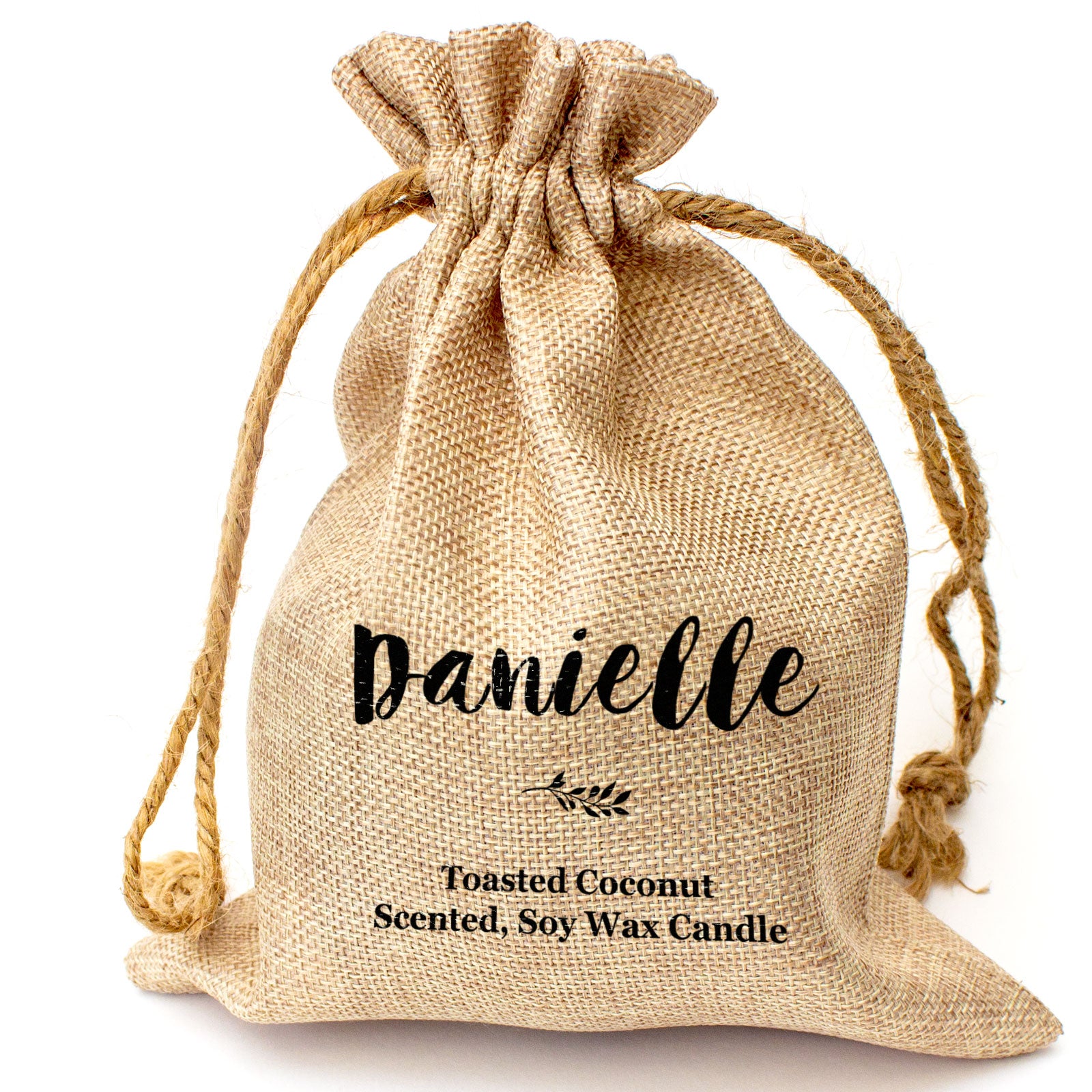 DANIELLE - Toasted Coconut Bowl Candle – Soy Wax - Gift Present