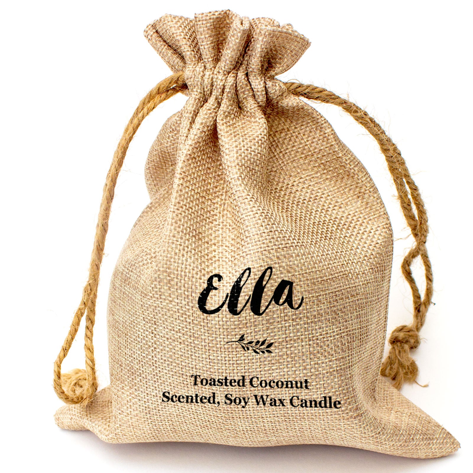 ELLA - Toasted Coconut Bowl Candle – Soy Wax - Gift Present