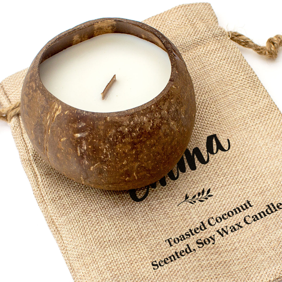 EMMA - Toasted Coconut Bowl Candle – Soy Wax - Gift Present