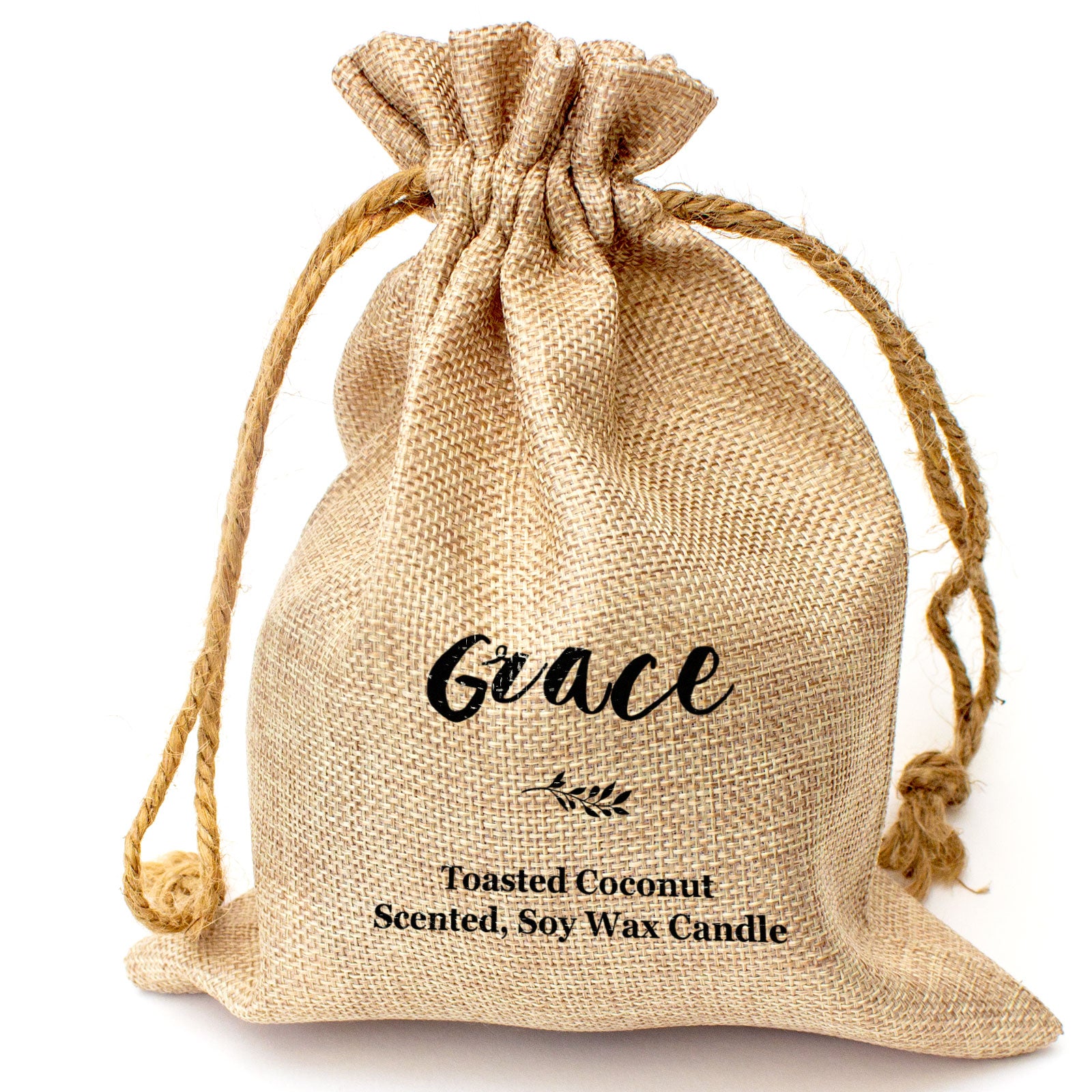 GRACE - Toasted Coconut Bowl Candle – Soy Wax - Gift Present