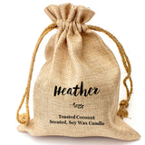 HEATHER - Toasted Coconut Bowl Candle – Soy Wax - Gift Present