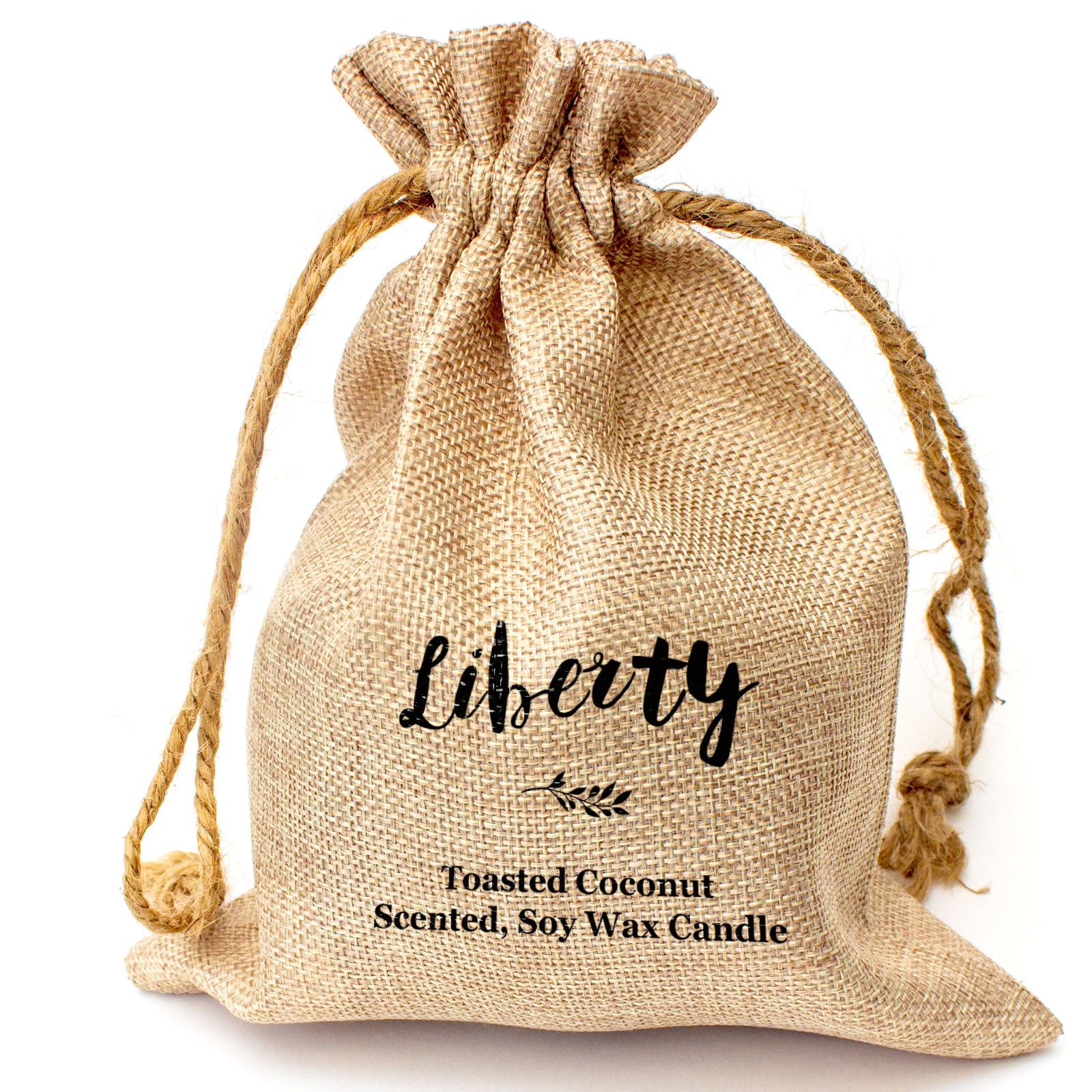 LIBERTY - Toasted Coconut Bowl Candle – Soy Wax - Gift Present