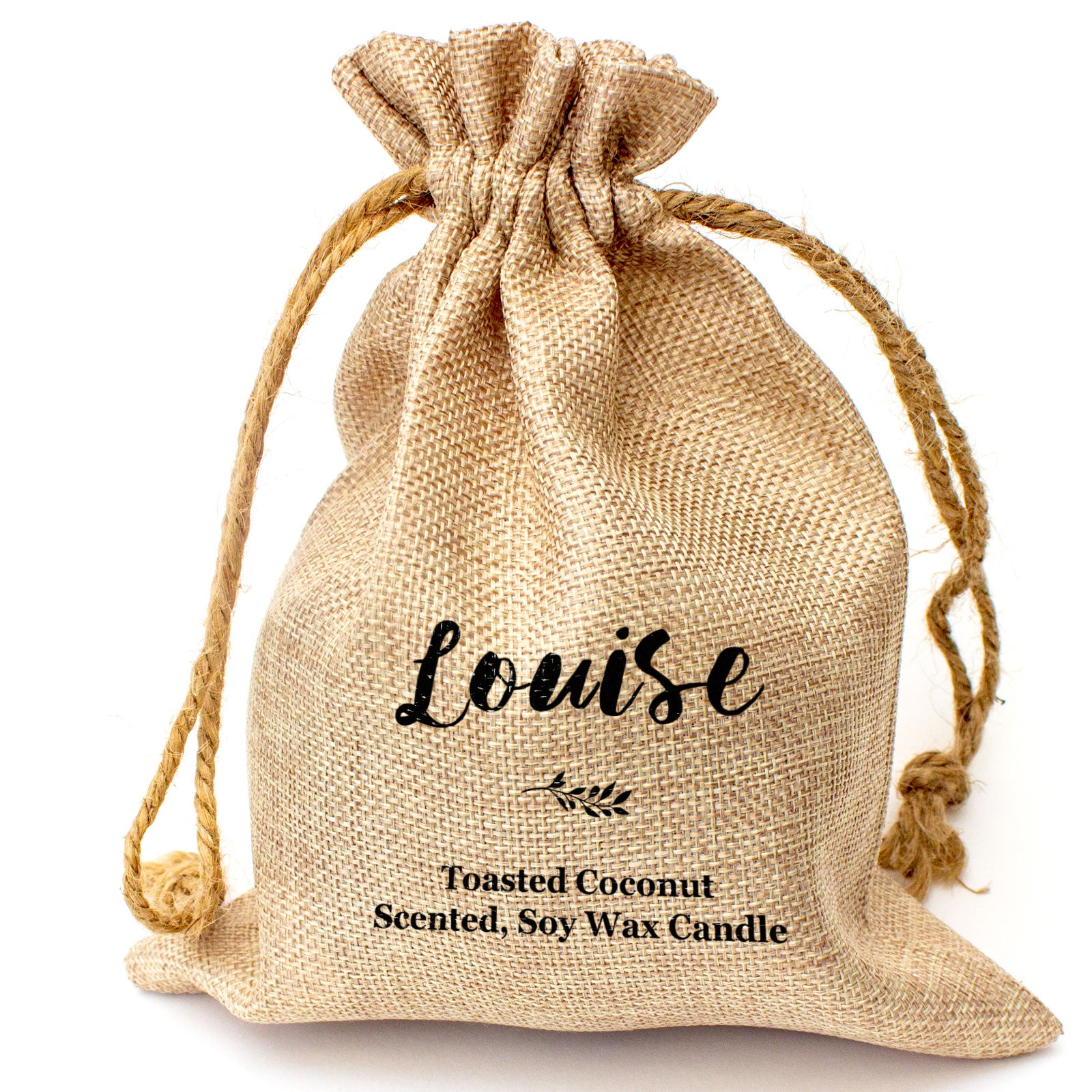 LOUISE - Toasted Coconut Bowl Candle – Soy Wax - Gift Present