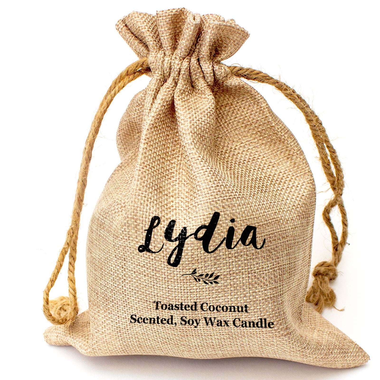 LYDIA - Toasted Coconut Bowl Candle – Soy Wax - Gift Present
