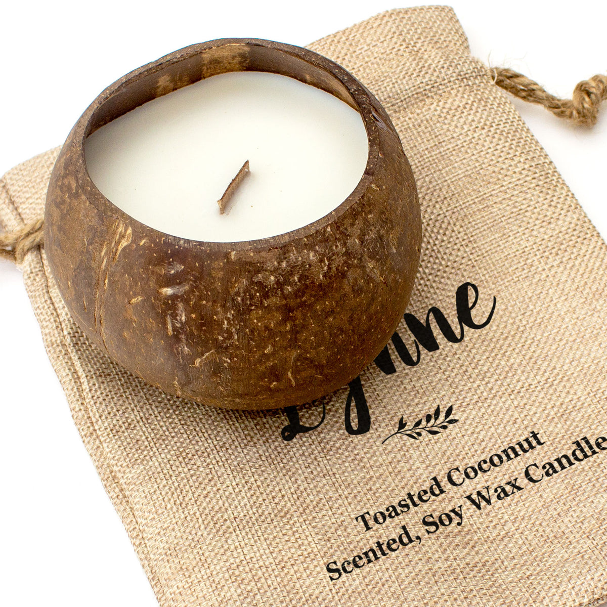LYNNE - Toasted Coconut Bowl Candle – Soy Wax - Gift Present