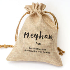 MEGHAN - Toasted Coconut Bowl Candle – Soy Wax - Gift Present