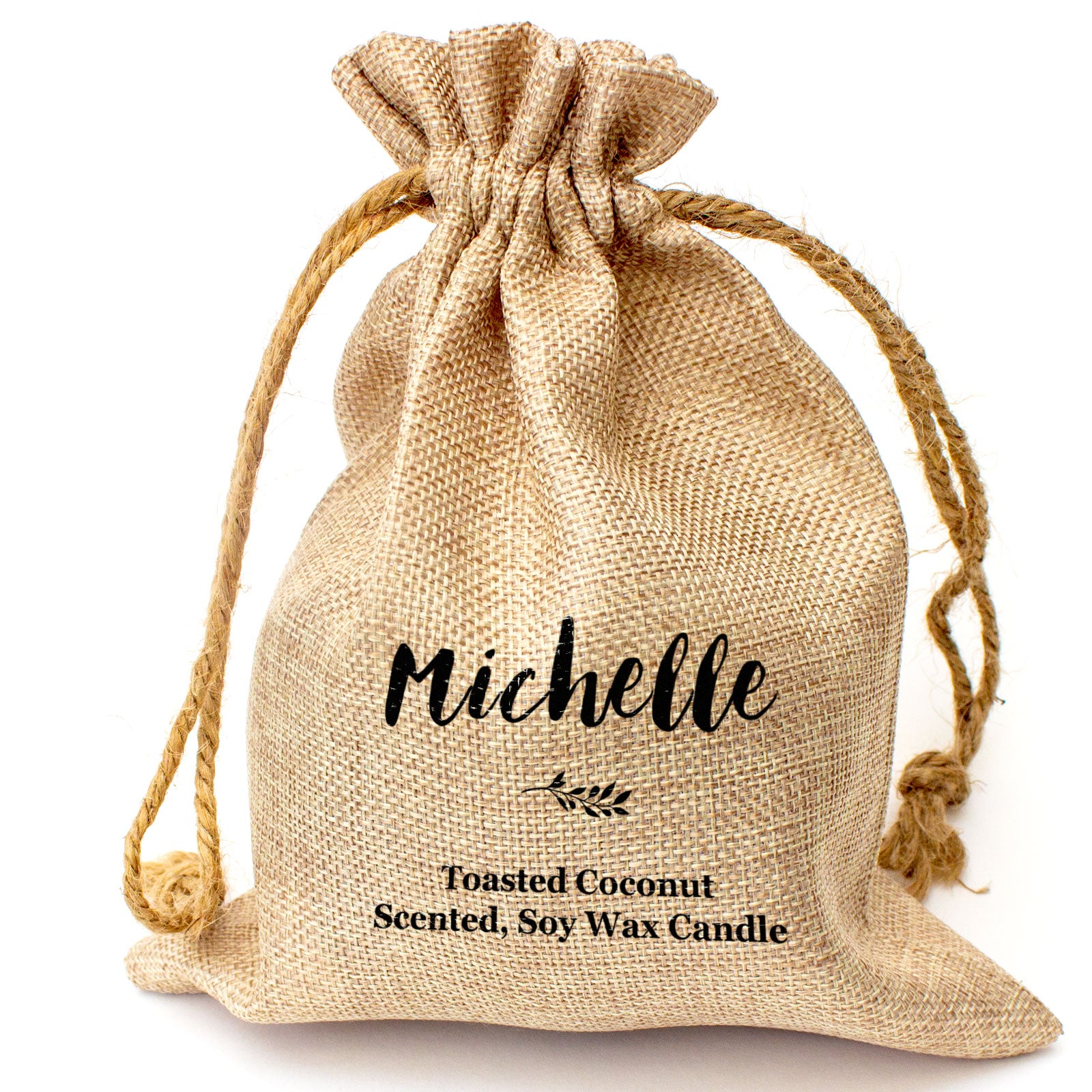 MICHELLE - Toasted Coconut Bowl Candle – Soy Wax - Gift Present