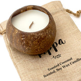 PIPPA - Toasted Coconut Bowl Candle – Soy Wax - Gift Present