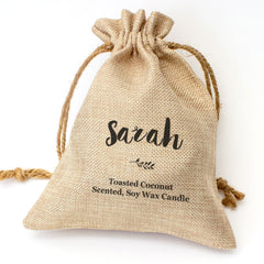 SARAH - Toasted Coconut Bowl Candle – Soy Wax - Gift Present