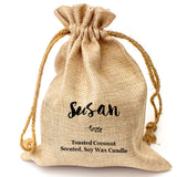 SUSAN - Toasted Coconut Bowl Candle – Soy Wax - Gift Present