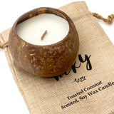 VICKY - Toasted Coconut Bowl Candle – Soy Wax - Gift Present