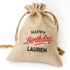 HAPPY BIRTHDAY LAUREN - Toasted Coconut Bowl Candle – Soy Wax - Gift Present