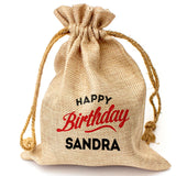 HAPPY BIRTHDAY SANDRA - Toasted Coconut Bowl Candle – Soy Wax - Gift Present