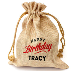 HAPPY BIRTHDAY TRACY - Toasted Coconut Bowl Candle – Soy Wax - Gift Present